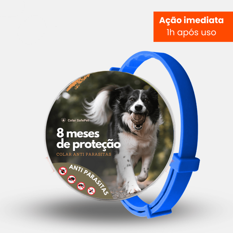 SafePet Colar Anti Pulgas e Carrapatos - Protegendo Seus Companheiros com Segurança