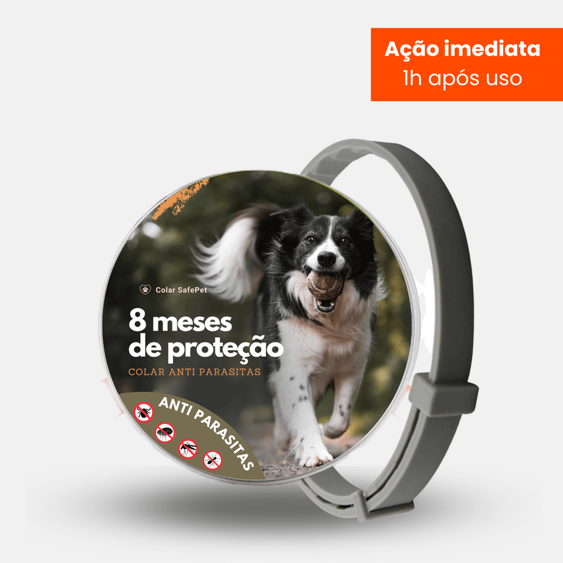 SafePet Colar Anti Pulgas e Carrapatos - Protegendo Seus Companheiros com Segurança