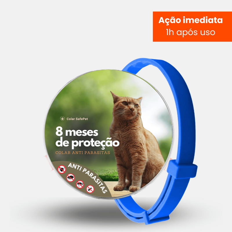 SafePet Colar Anti Pulgas e Carrapatos - Protegendo Seus Companheiros com Segurança