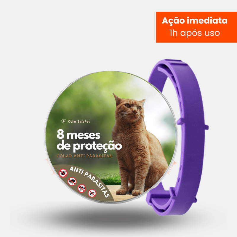 SafePet Colar Anti Pulgas e Carrapatos - Protegendo Seus Companheiros com Segurança