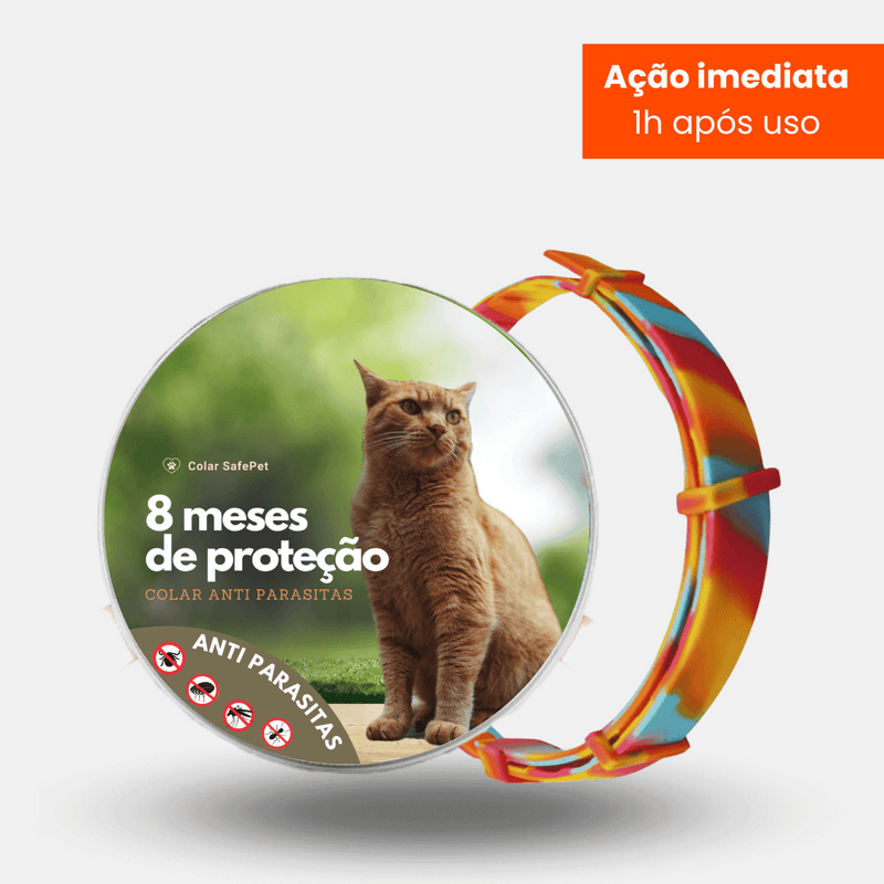 SafePet Colar Anti Pulgas e Carrapatos - Protegendo Seus Companheiros com Segurança