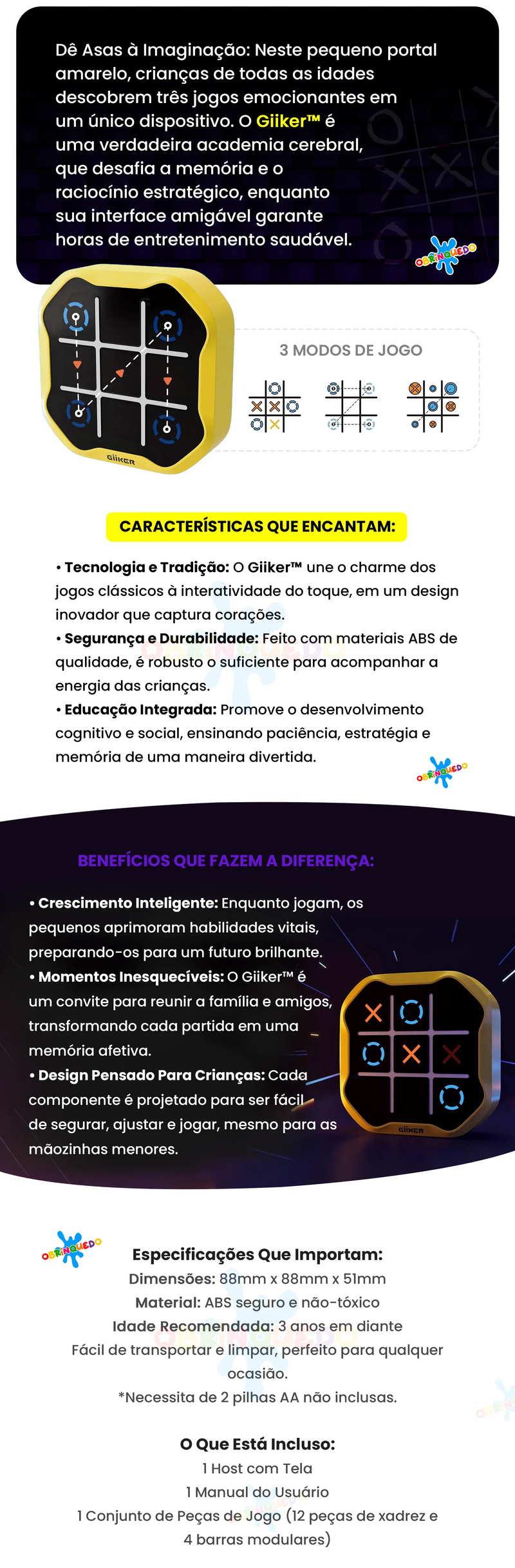 Lançamento: Jogo da velha eletronico