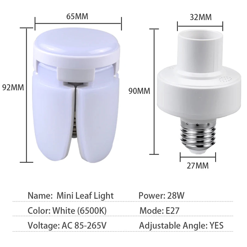 Lampada LED Inteligente dobravel: Segurança, Durabilidade e Economia de Energia