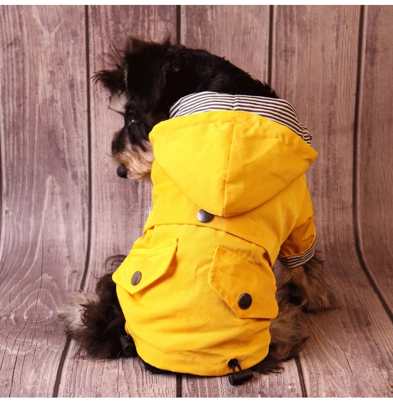 Capa de Chuva Impermeável para Cães Mantendo o Animal de Estimação Aquecido e Seco