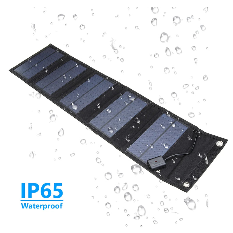 700W Painel Solar Dobrável USB Impermeável Carregamento Solar de Emergência