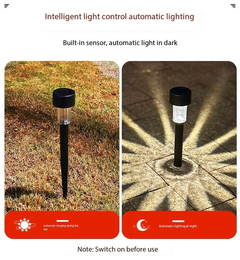 Pacote com 10/20/30 Luzes Solares para Jardim, à Prova d'Água, LED IP65