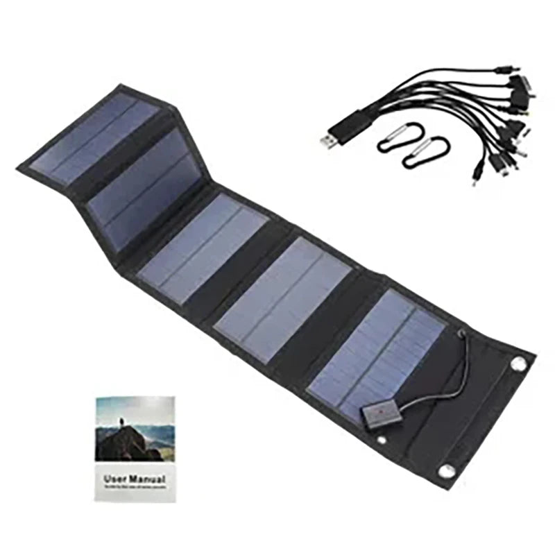 700W Painel Solar Dobrável USB Impermeável Carregamento Solar de Emergência