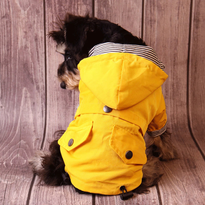 Capa de Chuva Impermeável para Cães Mantendo o Animal de Estimação Aquecido e Seco