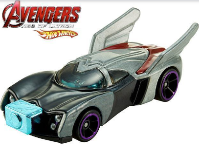 Hot Wheels  -6 - 7 peças Batmovel Suit  e Avengers