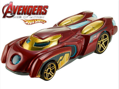 Hot Wheels  -6 - 7 peças Batmovel Suit  e Avengers