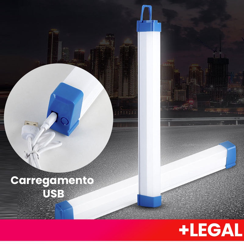 Lâmpada noturna LED sem fio Tubo suporte Magnético USB recarregável Portátil