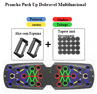 Estação de exercicio portátil multifuncional